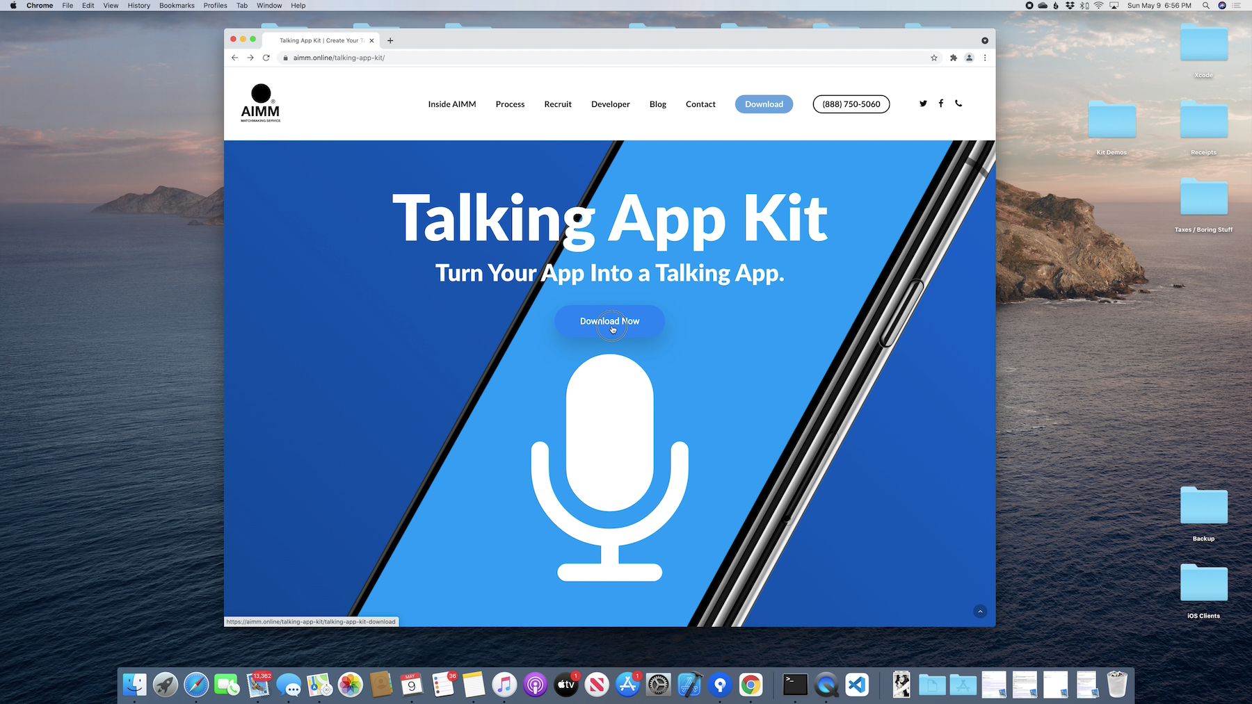 Install Talking App Kit